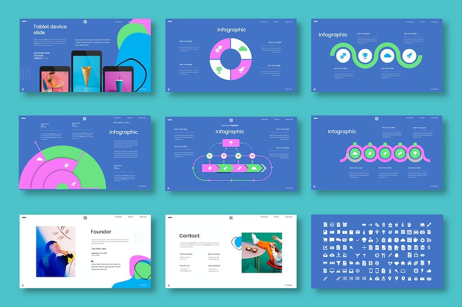 商务业务运营策略企业管理推介展示方案Keynote模板 - PPT派