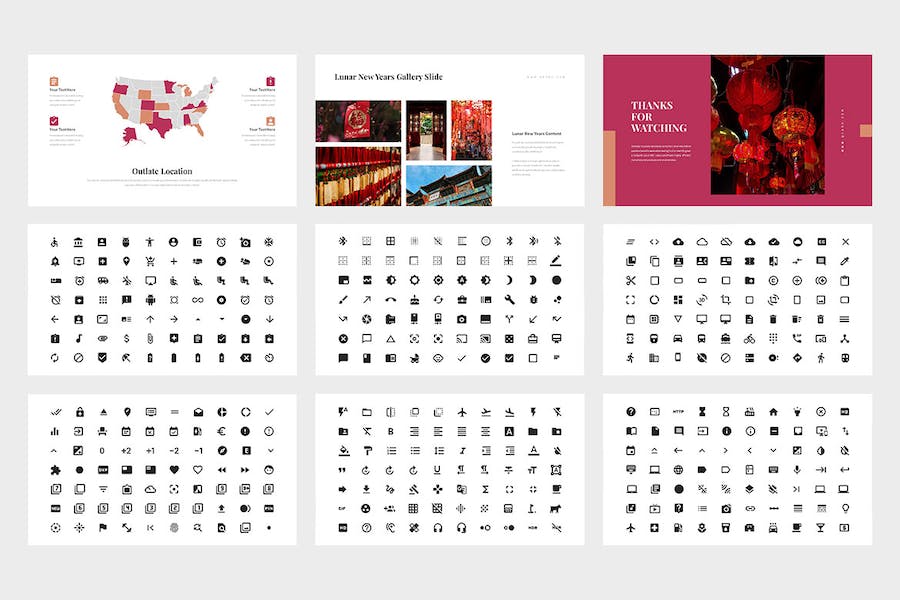 中国新年商务合作推介会Keynote模板 - PPT派