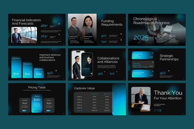 业务执行总结报告PPT模板 - PPT派