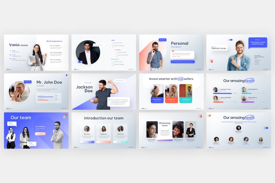 Team-and-personal-professional-keynote-template - PPT派