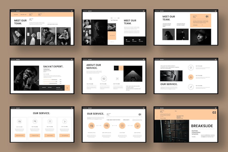 企业服务品牌形象推广Keynote模板 - PPT派