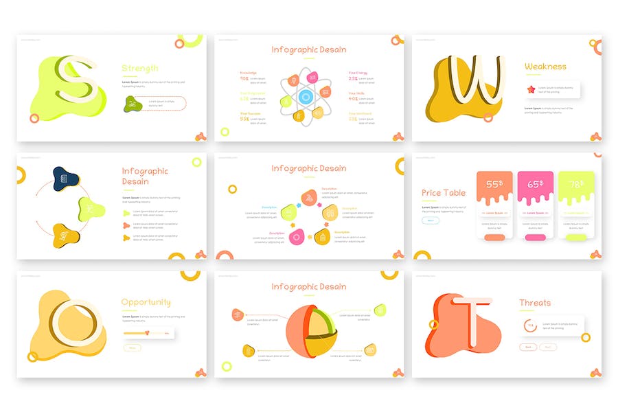 微风清新创意商业演讲Keynote模板 - PPT派