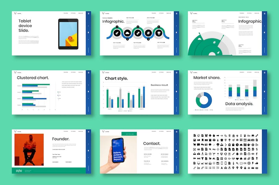 商务项目展示融资计划书投资方案PPT模板 - PPT派