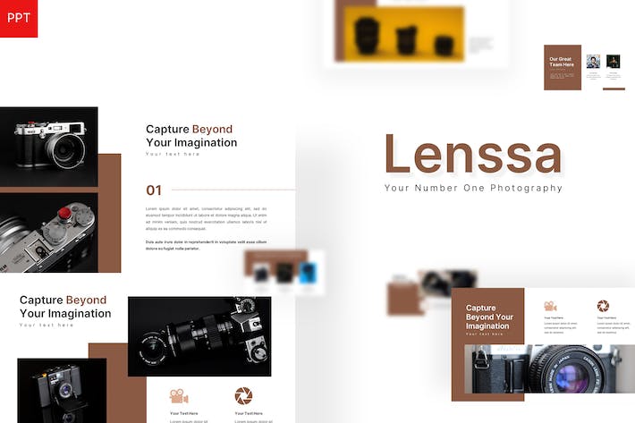 商务风格展示PPT模板 - PPT派