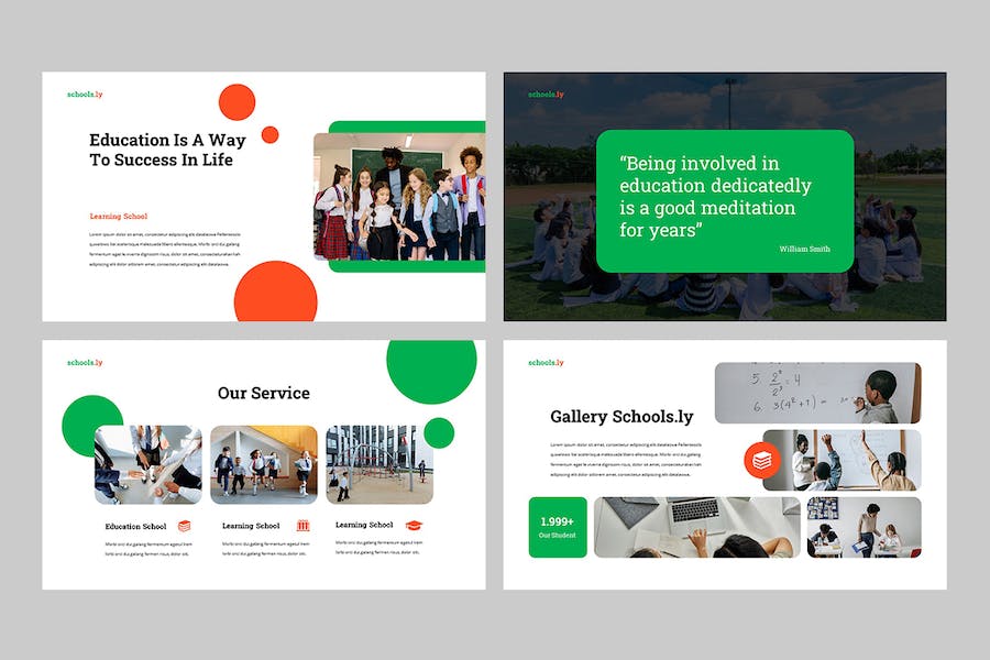 教育课程教学设计PPT模板 - PPT派