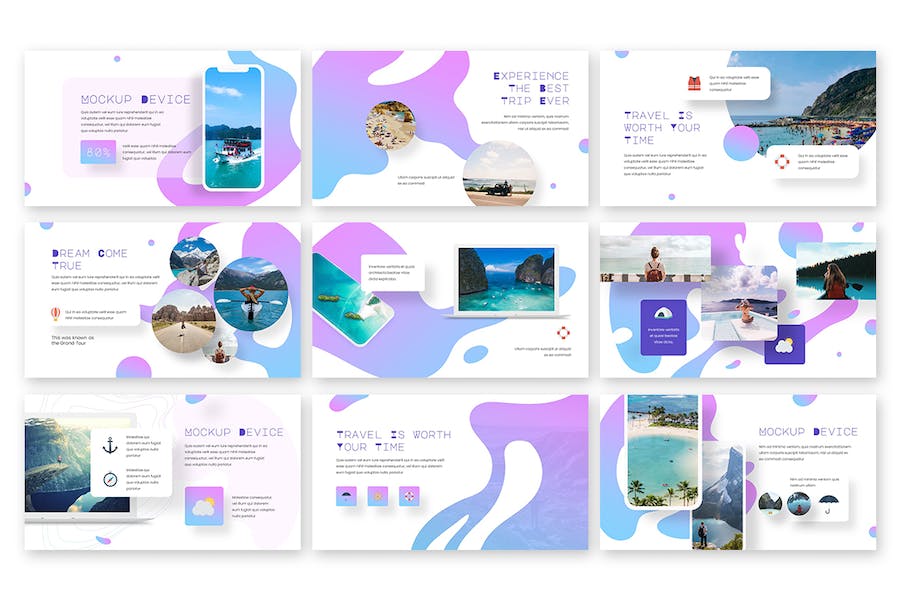 创意设计项目展示推介Keynote模板 - PPT派