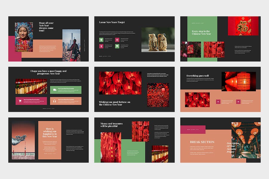 中国新年商务合作推介会Keynote模板 - PPT派