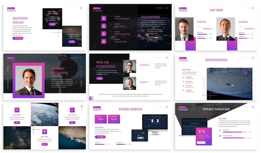 天文学科普教育课程Keynote模板 - PPT派