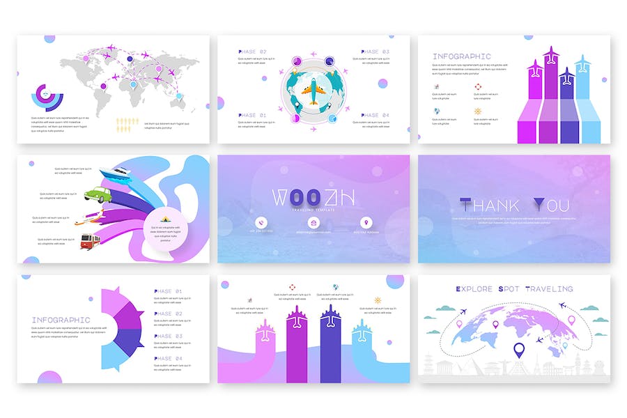 创意设计项目展示推介Keynote模板 - PPT派