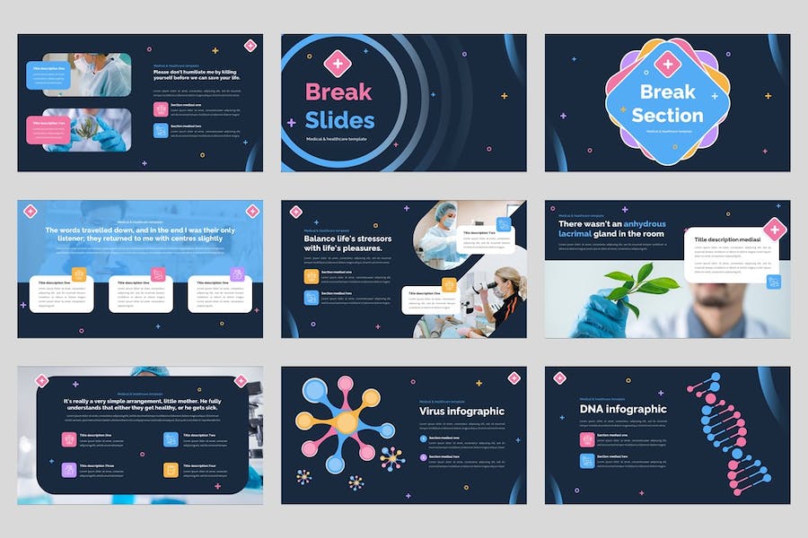 医疗保健讲述展示诊疗服务管理Keynote模板 - PPT派
