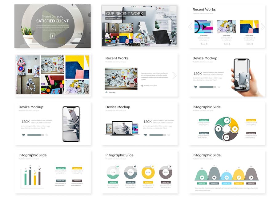 创意商业品牌推广Keynote模板 - PPT派