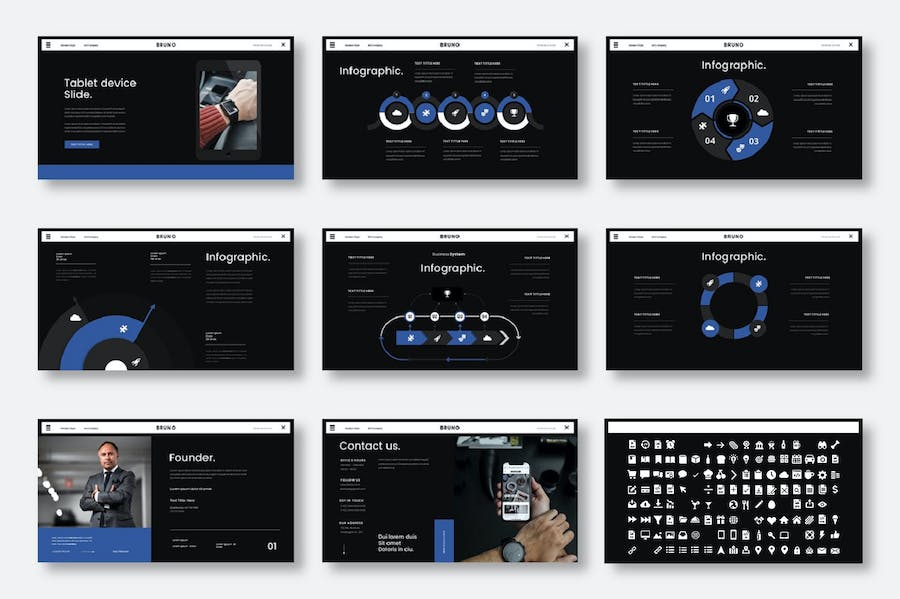 现代商务企业项目融资路演推介Keynote模板 - PPT派