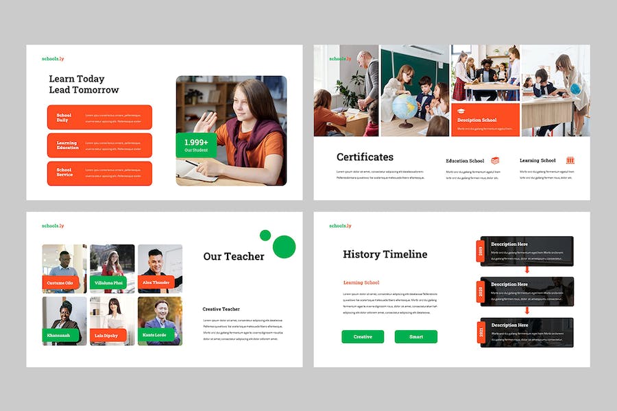 教育课程教学设计PPT模板 - PPT派