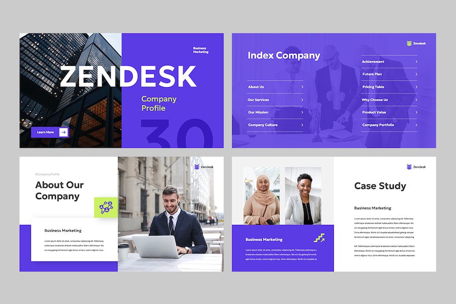 公司企业介绍展示Keynote模板 - PPT派