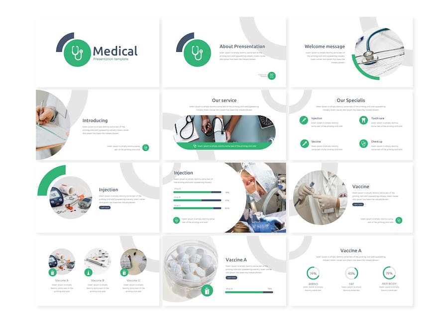 医疗美容整形诊疗方案PPT模板 - PPT派