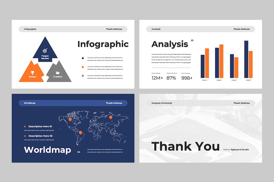 学位论文答辩展示讲述Keynote模板 - PPT派