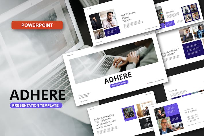 黑白简约风格职场汇报PPT模板 - PPT派