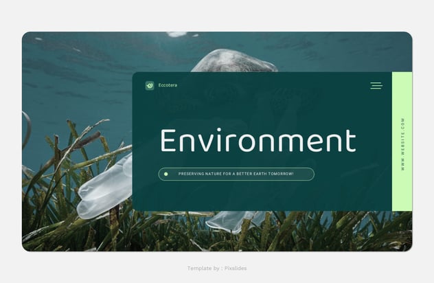 环境生态保护绿色发展PPT模板 - PPT派