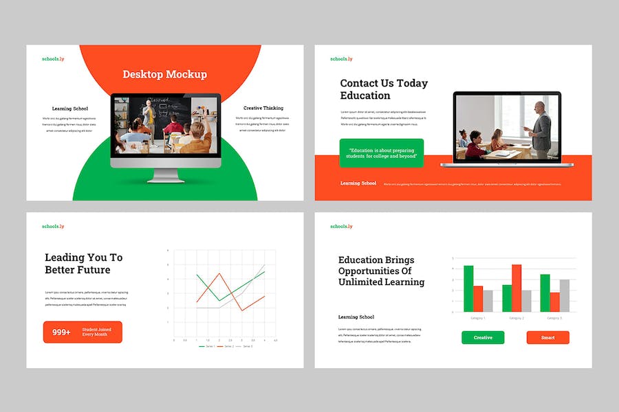 教育课程教学设计PPT模板 - PPT派