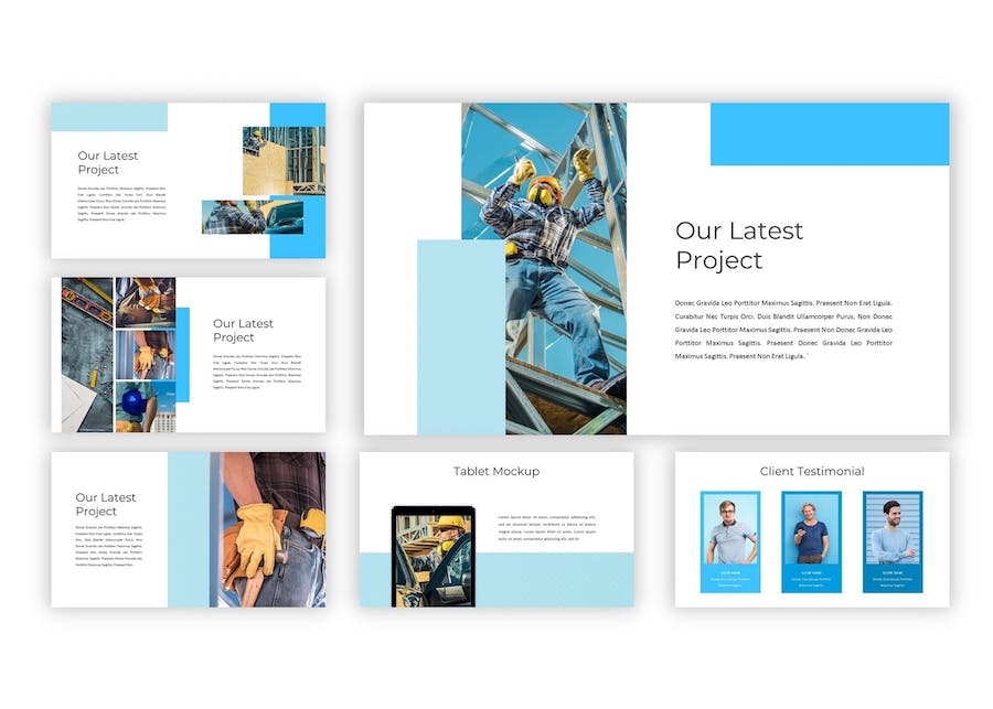 建筑施工项目管理讲述Keynote模板 - PPT派