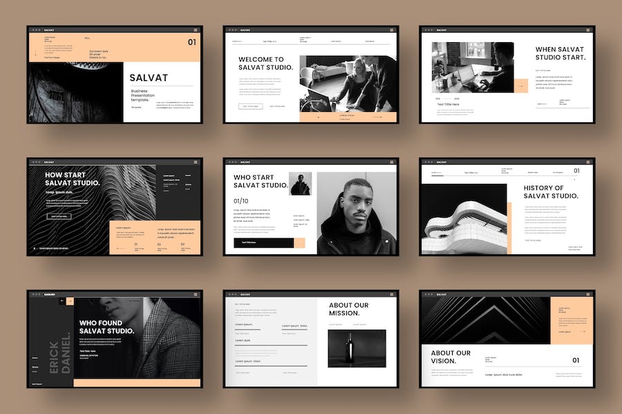 企业服务品牌形象推广Keynote模板 - PPT派
