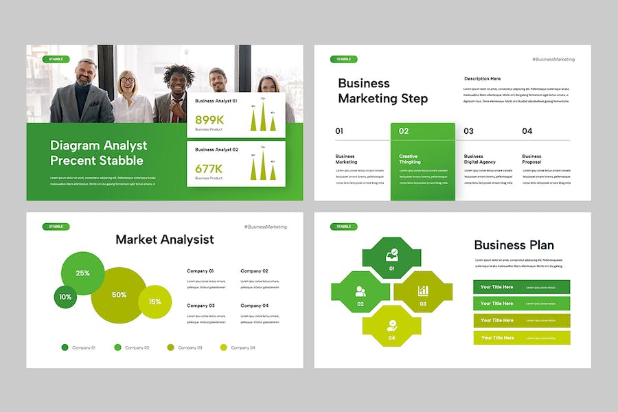 营销推广计划策略执行方案Keynote模板 - PPT派