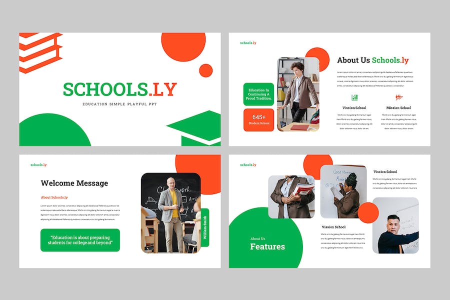 教育课程教学设计PPT模板 - PPT派