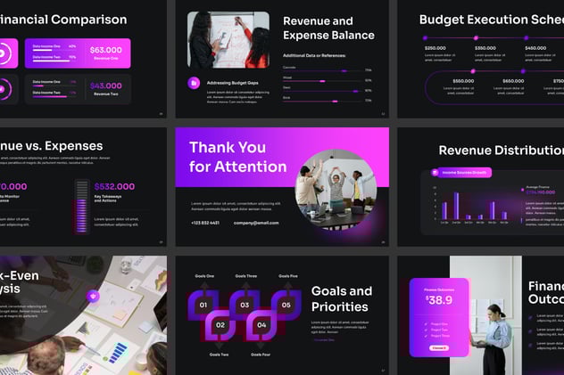 预算规划与成本管理Keynote模板 - PPT派