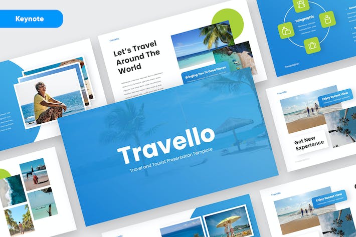 旅游代理服务讲述展示Keynote模板 - PPT派