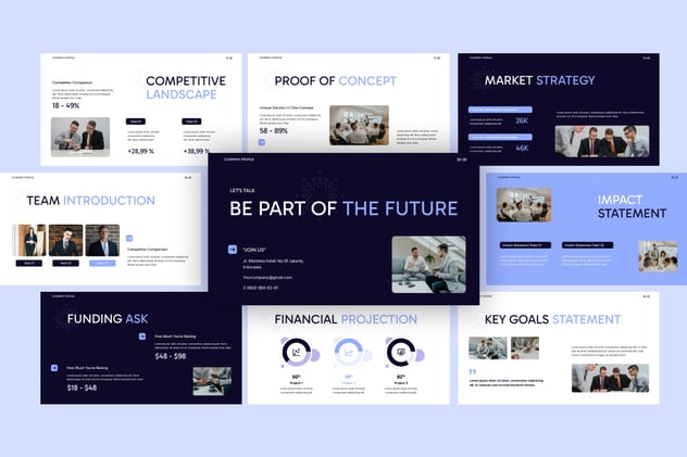 电梯产品融资创业演讲PPT模板 - PPT派