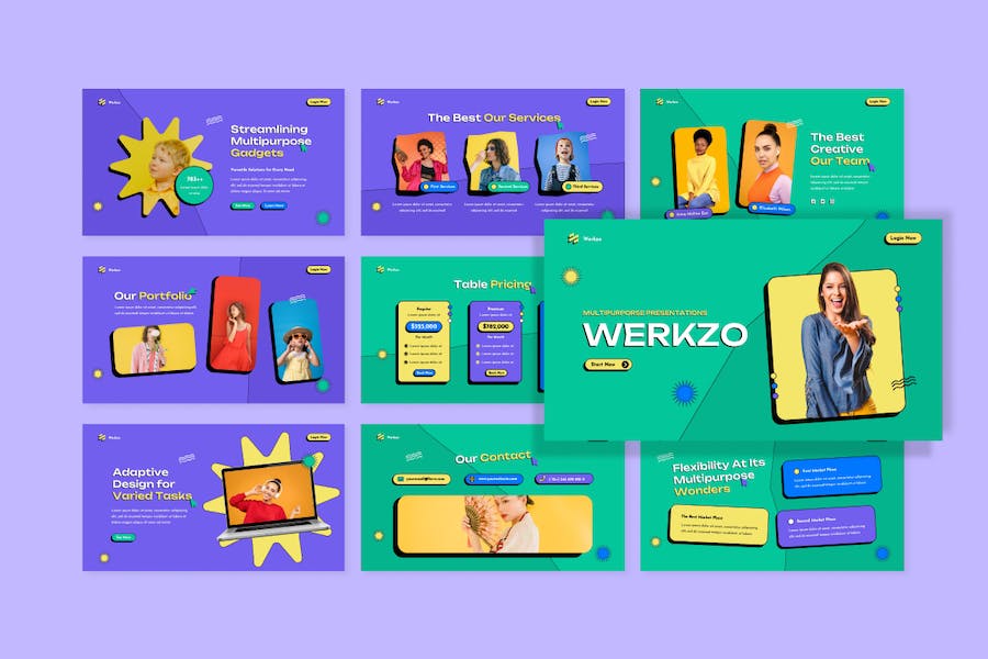 创意多功能Keynote主题演讲模板 - PPT派