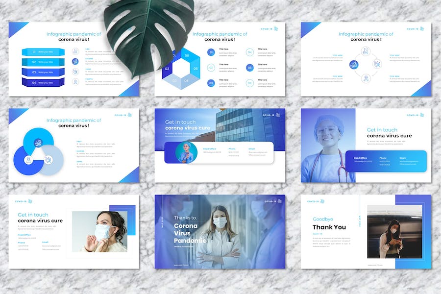 疫情防控医疗诊疗方案PPT模板 - PPT派