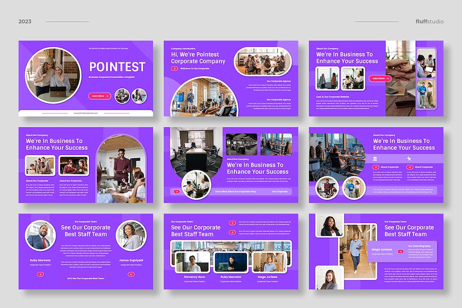 企业商务服务品牌介绍Keynote模板 - PPT派