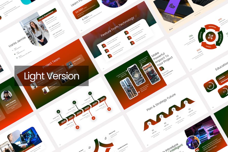 人工智能技术讲述展示Keynote模板 - PPT派