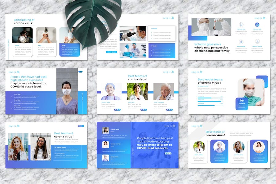 疫情防控医疗诊疗方案PPT模板 - PPT派