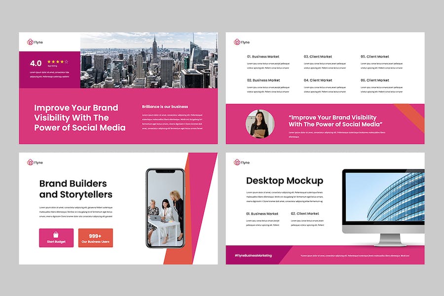 商业营销推广策略讲述方案Keynote模板 - PPT派