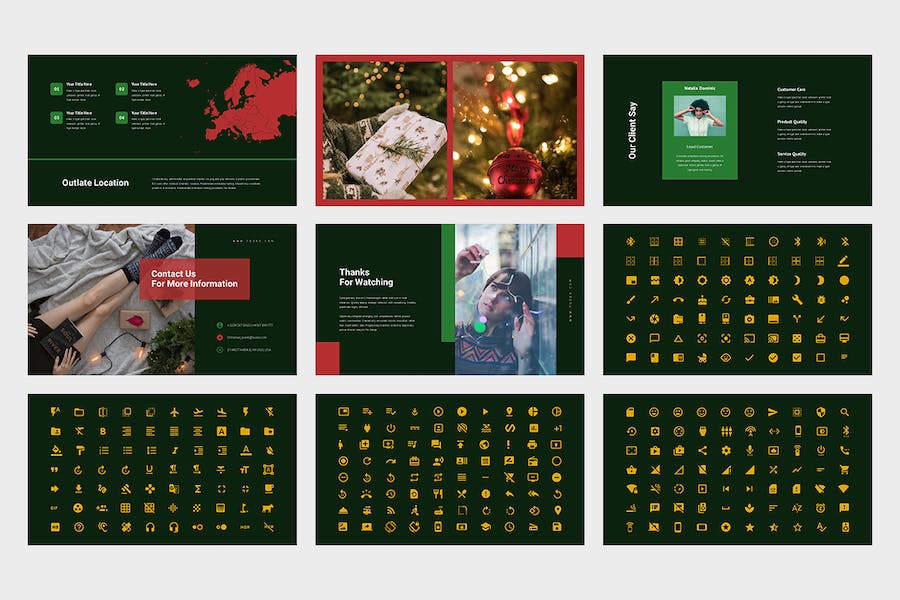 圣诞节活动促销策划营销方案PPT模板 - PPT派