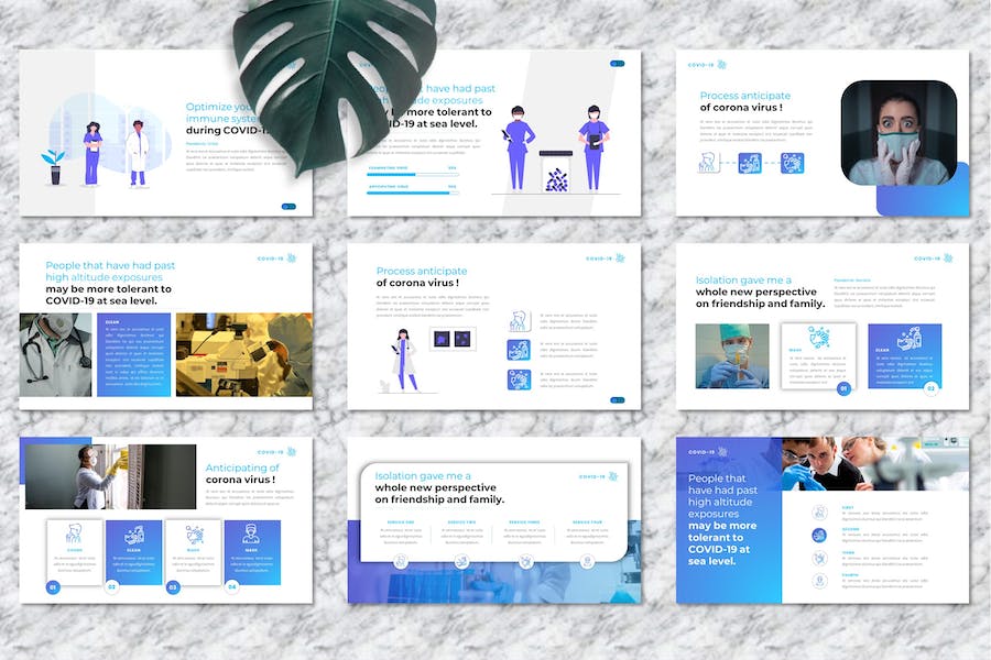 疫情防控医疗诊疗方案PPT模板 - PPT派
