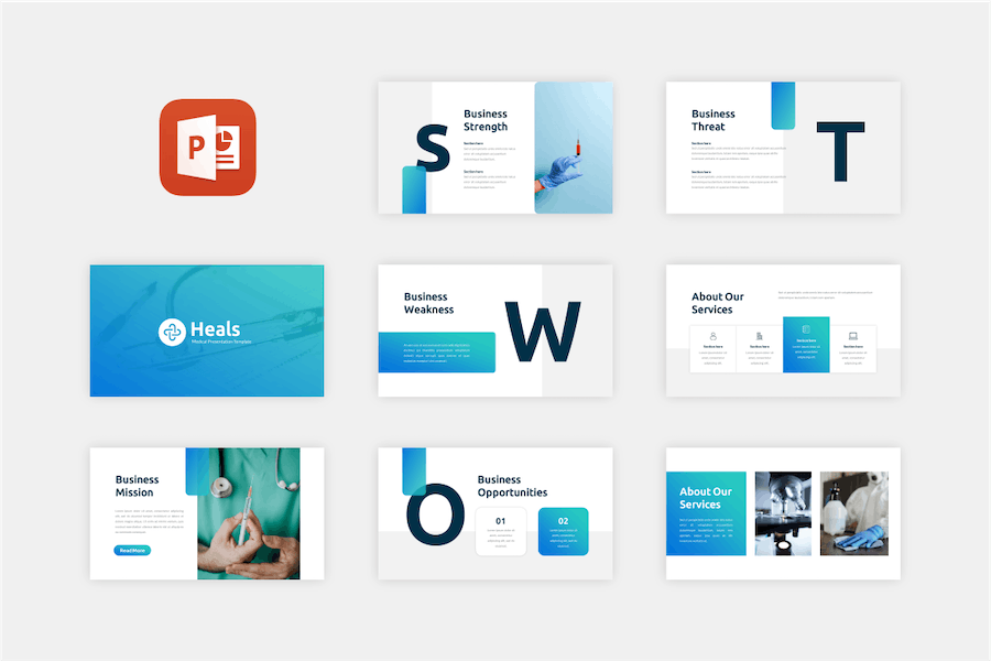 医疗治疗康复方案展示PPT模板 - PPT派