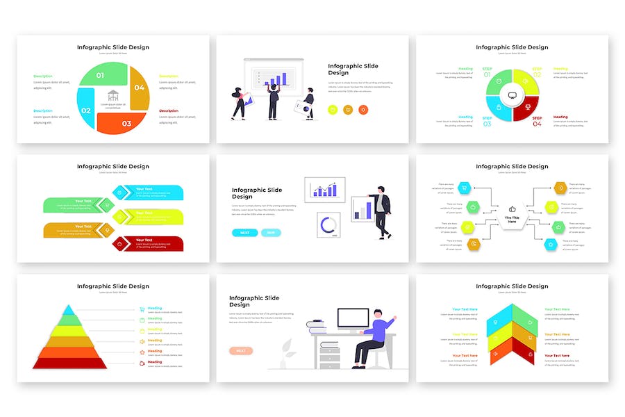 国外个人业务信息图形展示Keynote模板 - PPT派