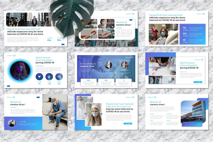 疫情防控医疗诊疗方案PPT模板 - PPT派