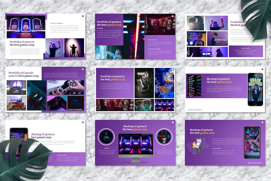 游戏产业发展商业方案Keynote模板 - PPT派