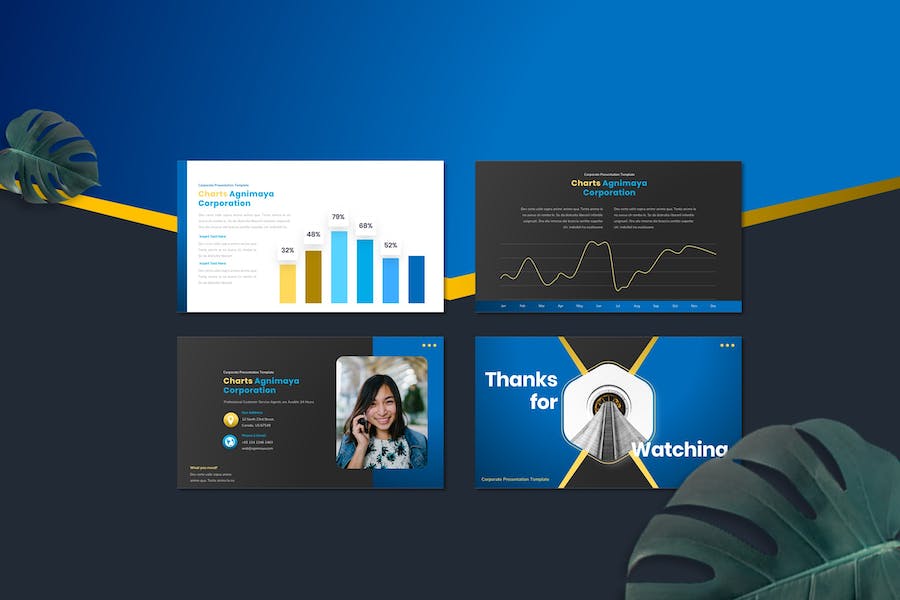 企业形象建设品牌展示PPT模板 - PPT派