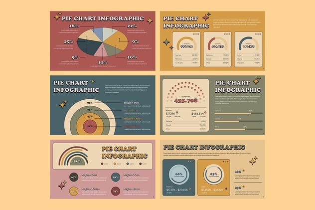 饼图数据分析展示可视化PPT模板 - PPT派