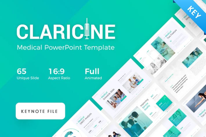 Claricine-medical-keynote-presentation-template- PPT派