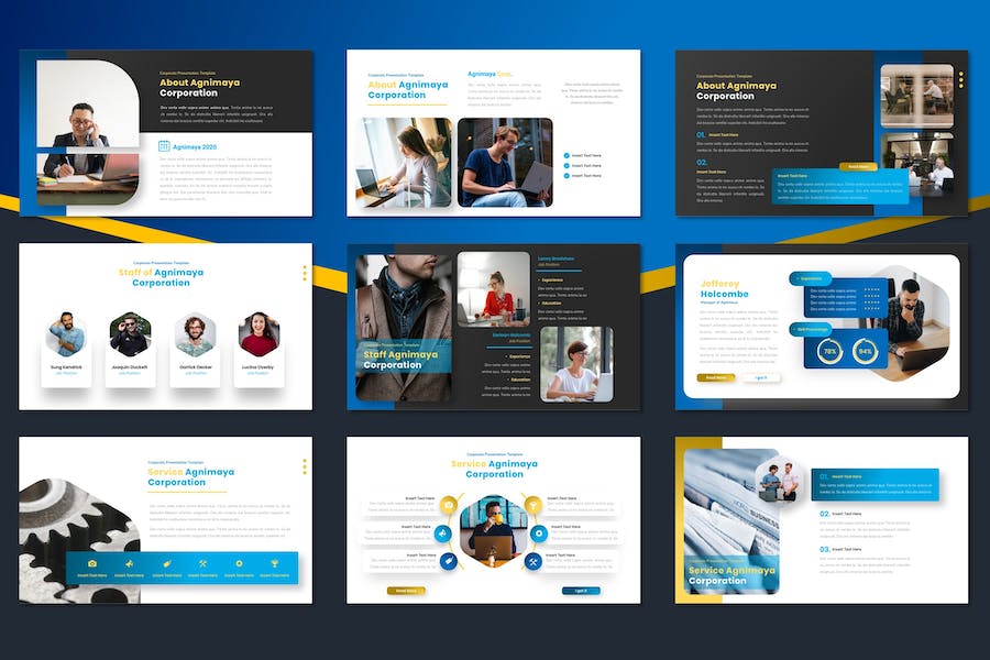 企业形象建设品牌展示PPT模板 - PPT派