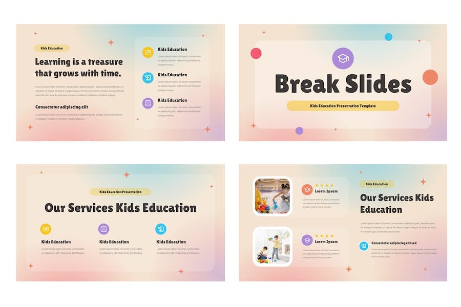 教育课程教学讲述方案Keynote模板 - PPT派