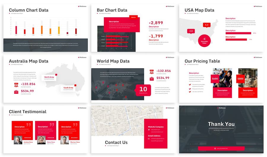 年度财务业绩总结展示PPT模板 - PPT派
