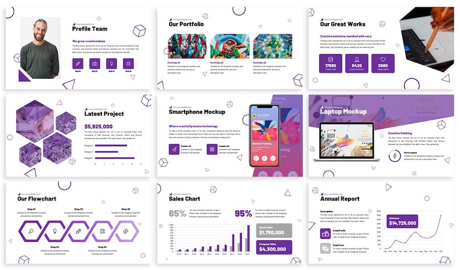 创意设计商业演讲方案PPT模板 - PPT派