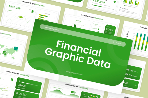 财务数据可视化展示PPT模板 - PPT派